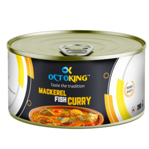 OCTOKING mackerel fish curry 200g canned fish curry ready to eat seafood