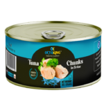 OCTOKING tuna chunks brine 185g canned tuna