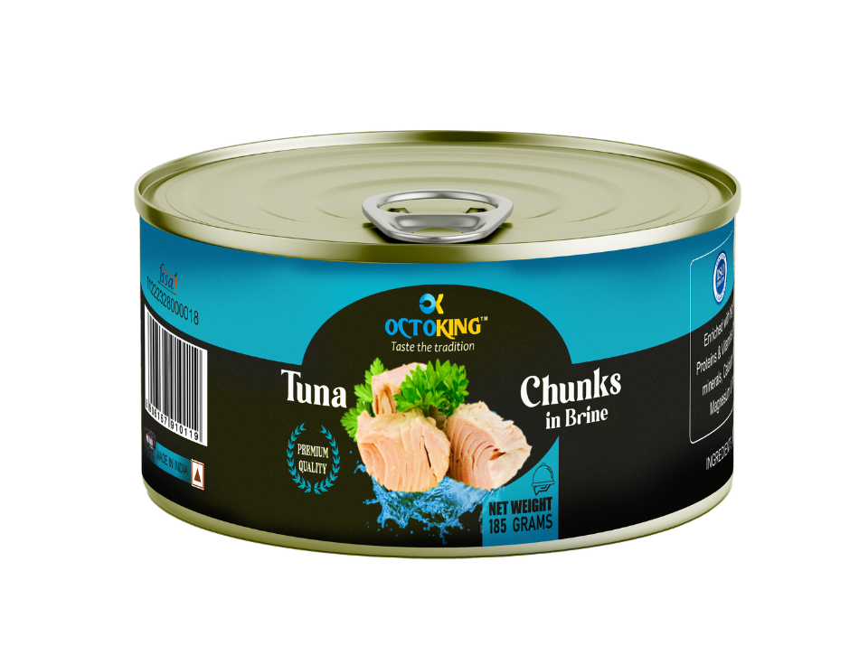 OCTOKING Tuna Chunks Brine 185g | OCTOKING OCTOKING tuna chunks brine 185g canned tuna