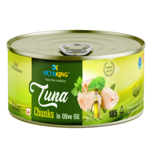 OCTOKING tuna chunks olive oil 185g canned tuna