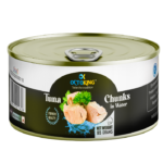 OCTOKING tuna chunks water 185g canned tuna