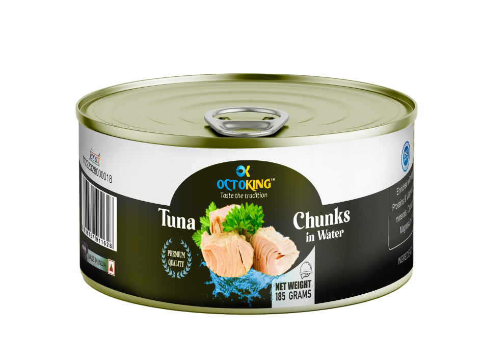 OCTOKING Tuna Chunks Water 185g | OCTOKING OCTOKING tuna chunks water 185g canned tuna