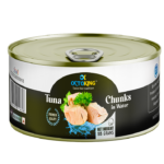 tuna chunks in water