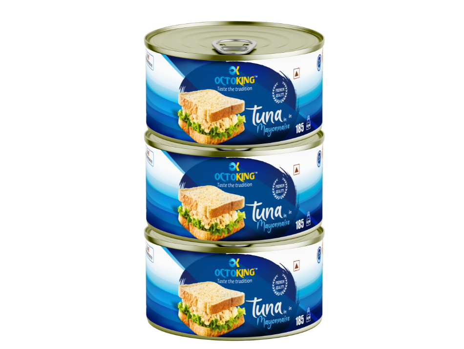 OCTOKING Tuna Mayonnaise 185g | OCTOKING OCTOKING tuna mayonnaise 185g ready to eat tuna spread