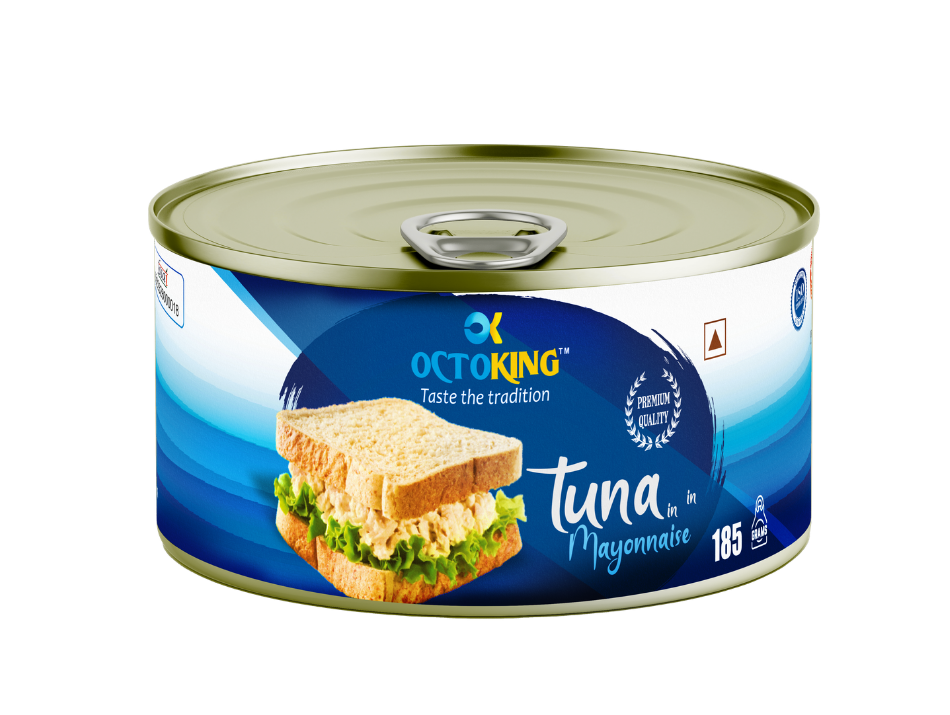 OCTOKING Tuna Mayonnaise 185g | OCTOKING OCTOKING tuna mayonnaise 185g ready to eat tuna spread