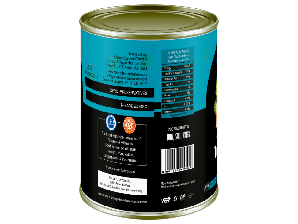 OCTOKING Tuna Chunks Brine 425g | OCTOKING OCTOKING tuna chunks brine 425g canned tuna