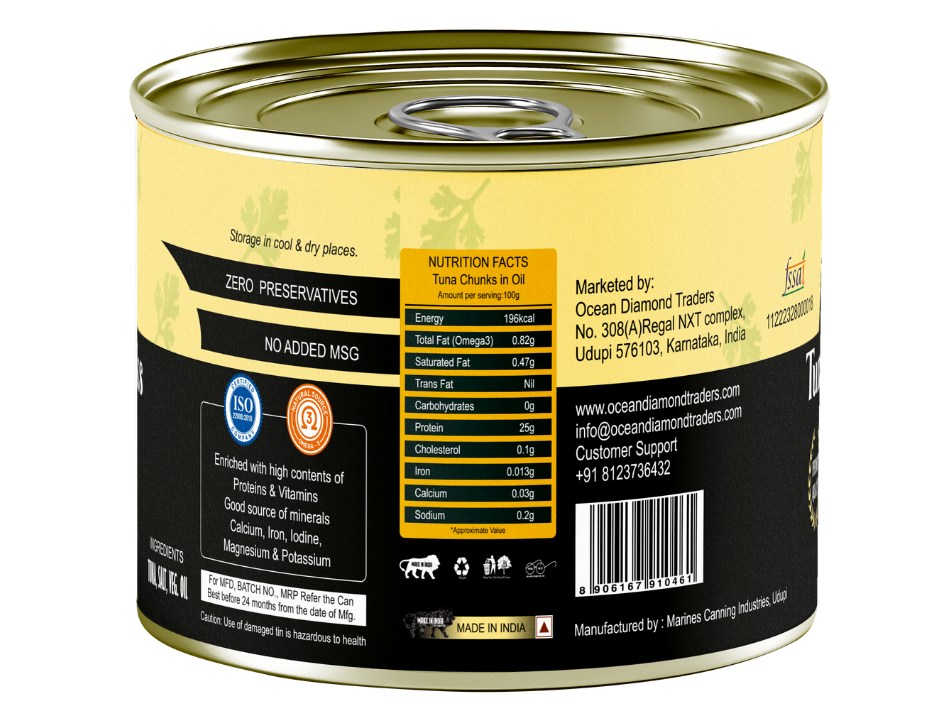 OCTOKING Tuna Chunks Oil 500g | OCTOKING OCTOKING tuna chunks oil 500g canned tuna bulk pack