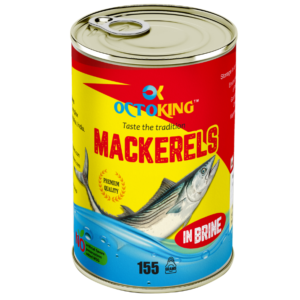OCTOKING mackerel brine 155g canned mackerel