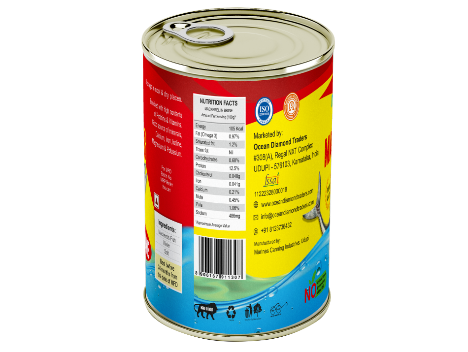 OCTOKING Mackerel Brine 155g | OCTOKING OCTOKING mackerel brine 155g canned mackerel
