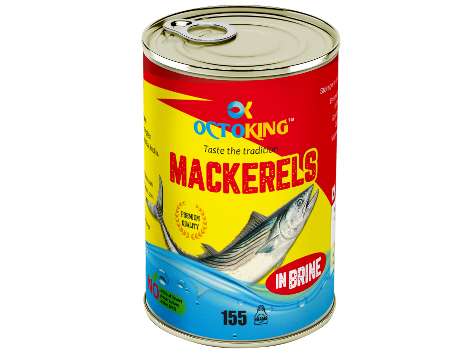 OCTOKING Mackerel Brine 155g | OCTOKING OCTOKING mackerel brine 155g canned mackerel