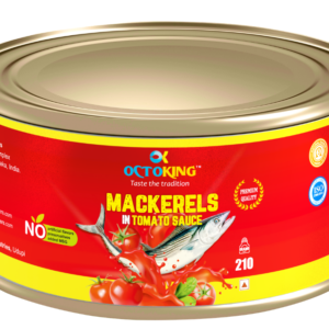 OCTOKING mackerel tomato sauce 210g canned mackerel