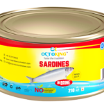 OCTOKING sardine brine 210g canned sardine
