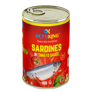 OCTOKING sardine tomato sauce 155g canned sardine