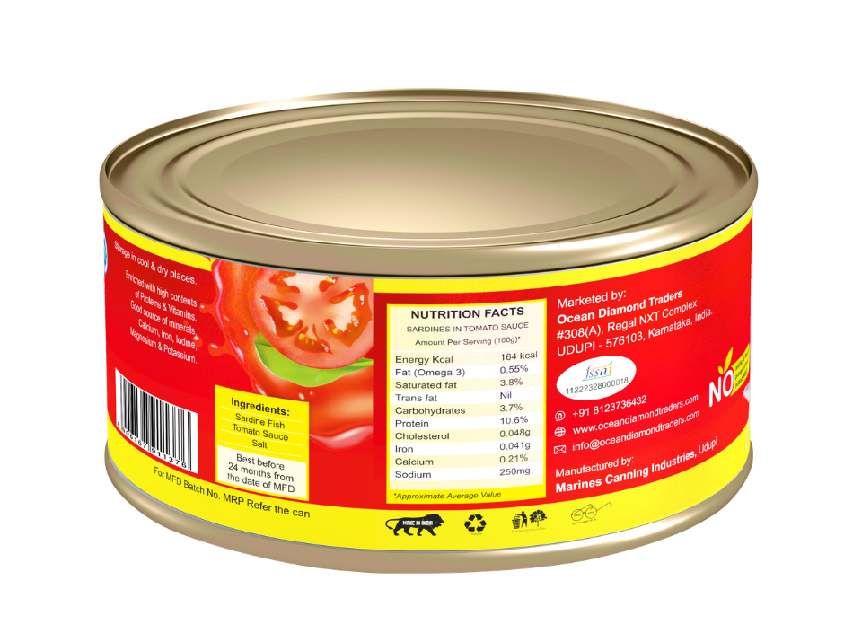 OCTOKING Sardine Tomato Sauce 210g | OCTOKING OCTOKING sardine tomato sauce 210g canned sardine