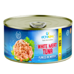OCTOKING tuna white meat flakes water 185g canned tuna