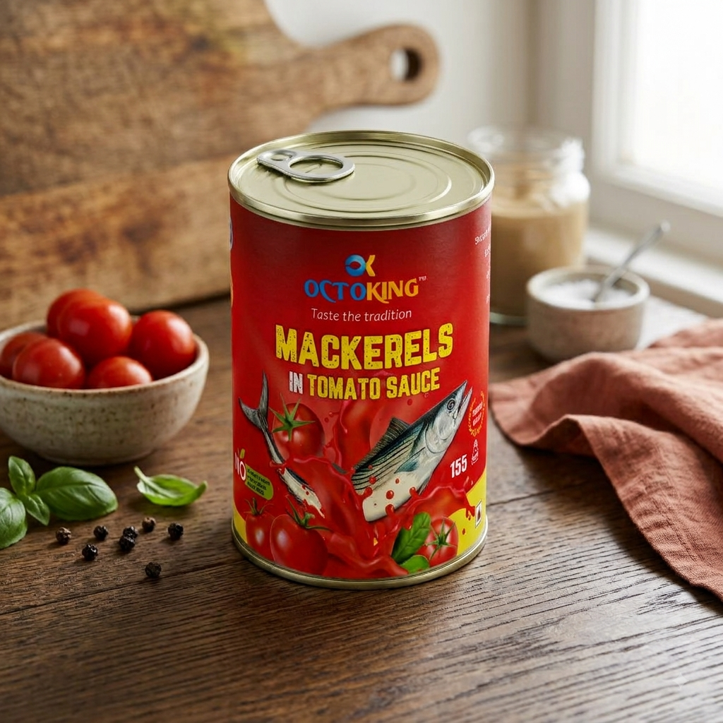octoking mackerel tomato sauce
